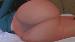 MBumive Bum-Hole Wife Spanks Her MBumive Pantyhose Bum