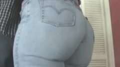 Spanking BBW Mature MILF Enormous Juicy Spicy Sensuous Butt In Jeans