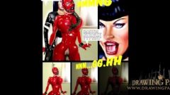 Bdsm Comic Book – Slaves In Latex Spanked And Punished Intense