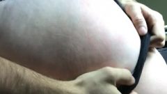 Getting Asshole Spanked While Blowing Tool