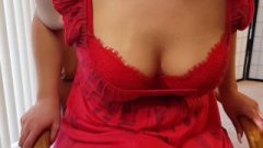 Nubile Feminine Fiancé In Summer Dress Getting Her Breasts Spanked Punished