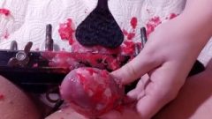 Spanking Voluptuous Wax From Penis & Balls – Cbt Session Aftermath Pov